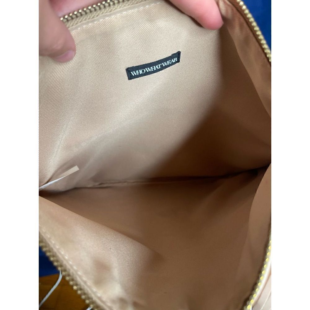 Who What Wear Beige & Pink Clutch - Picture 6 of 6